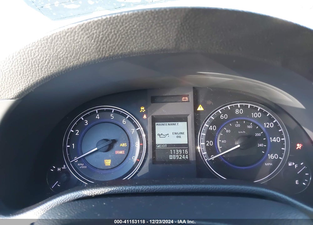 2012 INFINITI G37 JOURNEY VIN: JN1CV6EK5CM424625