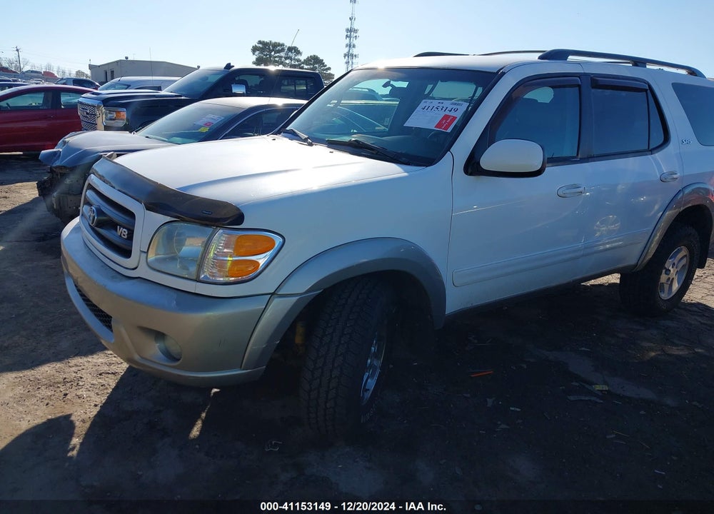 2002 TOYOTA SEQUOIA SR5 V8 VIN: 5TDZT34A72S071876