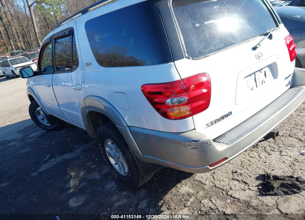 2002 TOYOTA SEQUOIA SR5 V8 VIN: 5TDZT34A72S071876