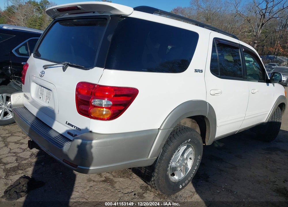 2002 TOYOTA SEQUOIA SR5 V8 VIN: 5TDZT34A72S071876