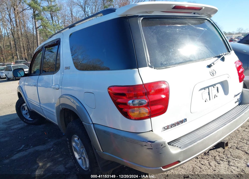 2002 TOYOTA SEQUOIA SR5 V8 VIN: 5TDZT34A72S071876