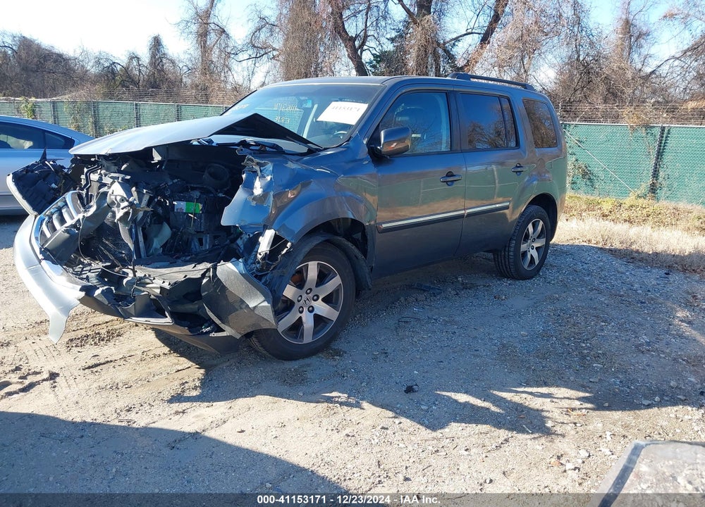 2013 HONDA PILOT TOURING VIN: 5FNYF4H9XDB001482