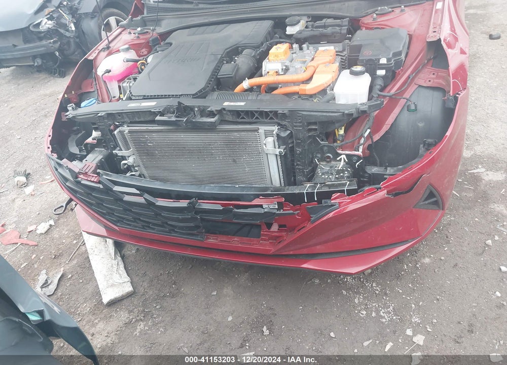2021 HYUNDAI ELANTRA HYBRID BLUE VIN: KMHLM4AJ2MU011866