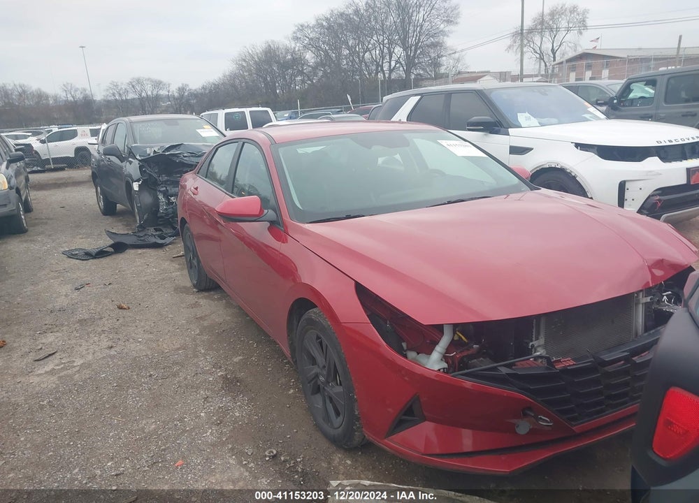 2021 HYUNDAI ELANTRA HYBRID BLUE VIN: KMHLM4AJ2MU011866