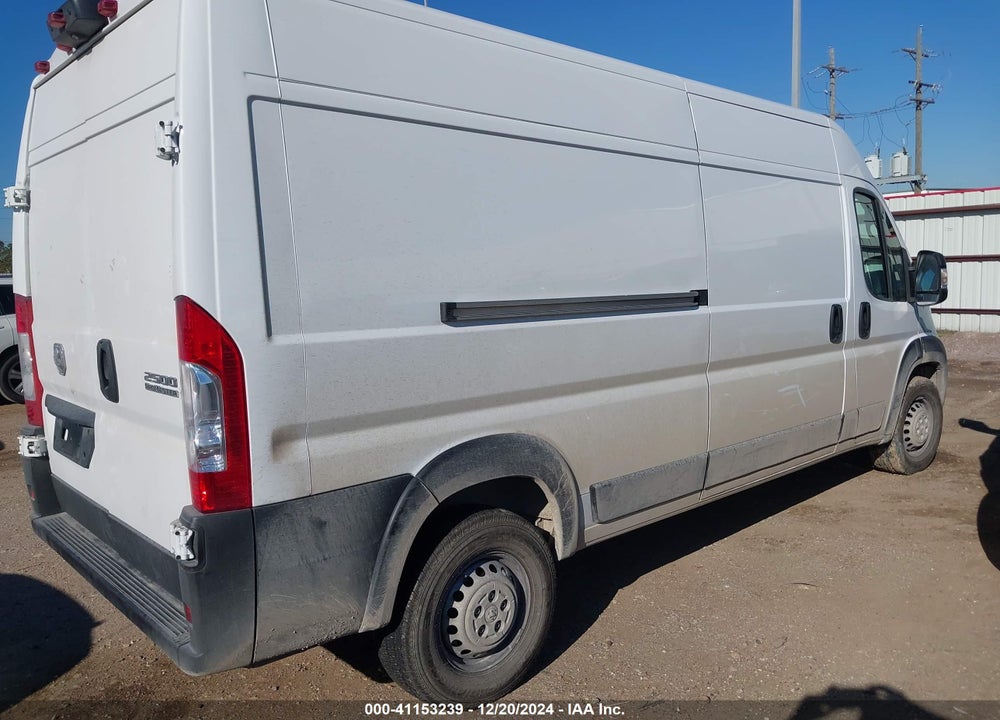 2025 RAM PROMASTER 2500 TRADESMAN HIGH ROOF 159 WB W/PASS SEAT VIN: 3C6LRVDG9SE507858