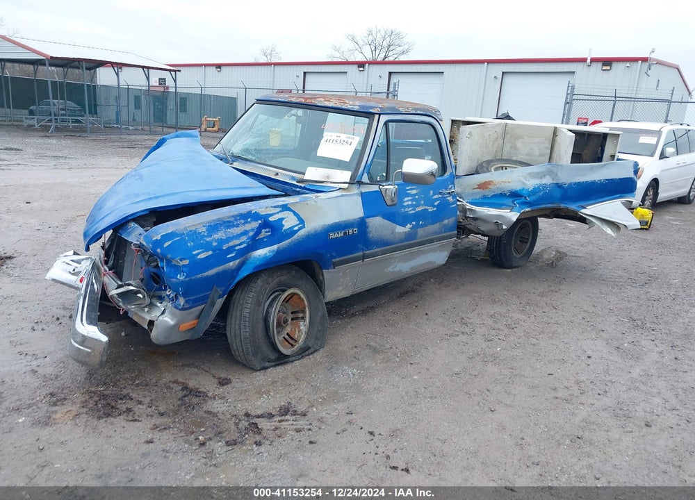 1992 DODGE D-SERIES D150 VIN: 1B7HE16Y5NS602251