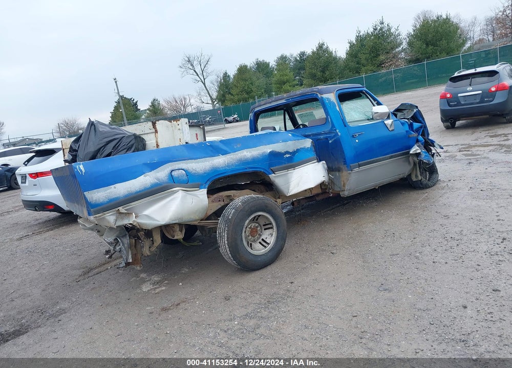 1992 DODGE D-SERIES D150 VIN: 1B7HE16Y5NS602251