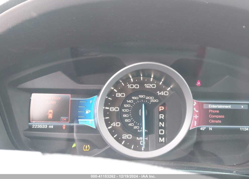 2012 FORD EXPLORER LIMITED VIN: 1FMHK7F8XCGA52780
