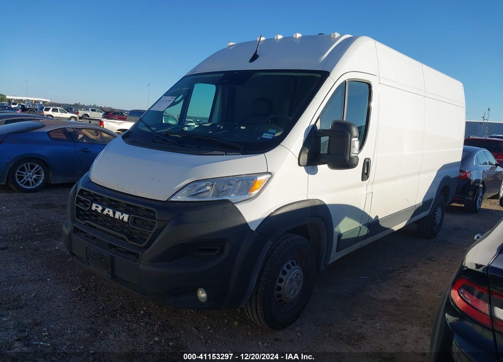 2024 RAM PROMASTER 2500 TRADESMAN HIGH ROOF 159 WB W/PASS SEAT VIN: 3C6LRVDG9RE132273