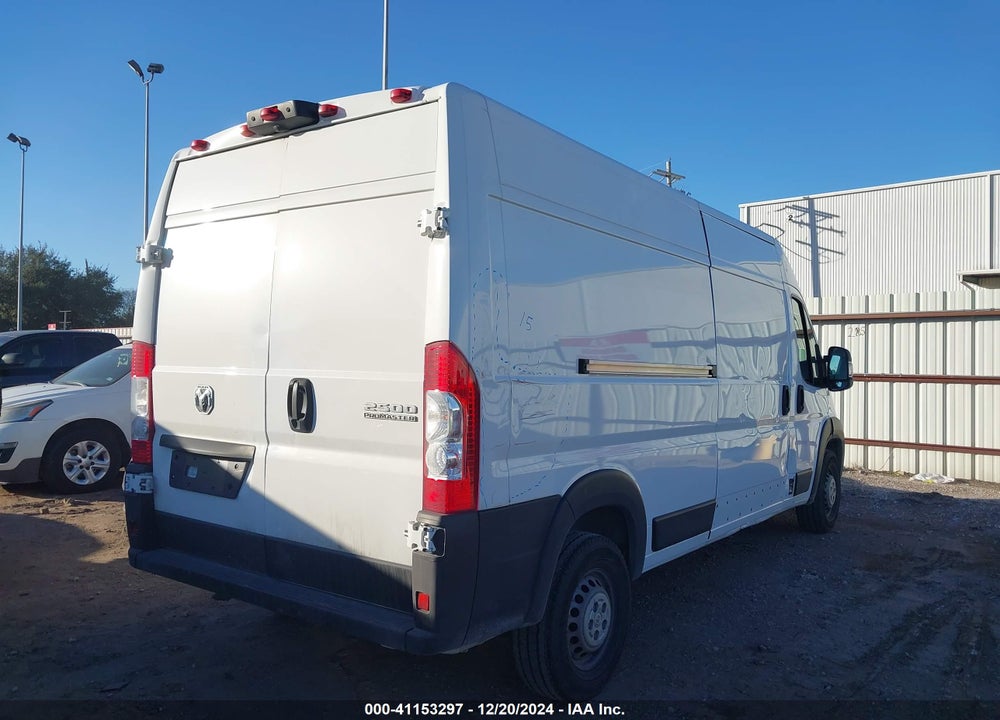 2024 RAM PROMASTER 2500 TRADESMAN HIGH ROOF 159 WB W/PASS SEAT VIN: 3C6LRVDG9RE132273