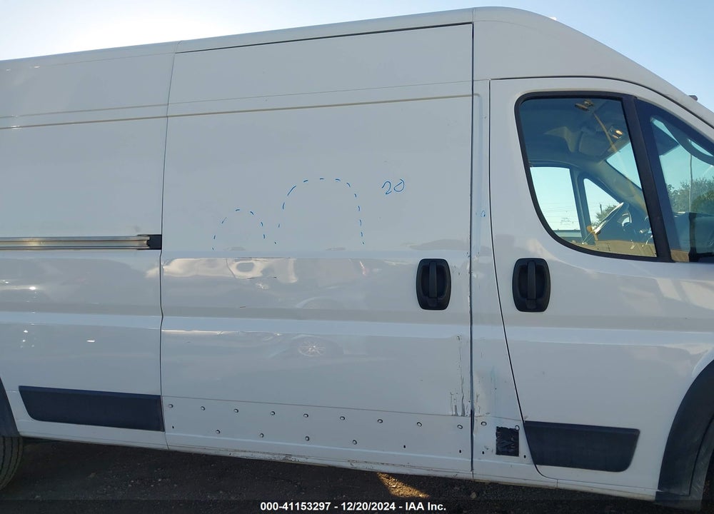 2024 RAM PROMASTER 2500 TRADESMAN HIGH ROOF 159 WB W/PASS SEAT VIN: 3C6LRVDG9RE132273