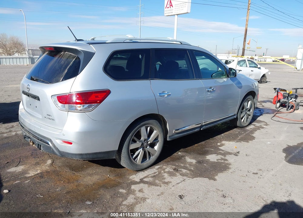 2013 NISSAN PATHFINDER PLATINUM VIN: 5N1AR2MM5DC616053
