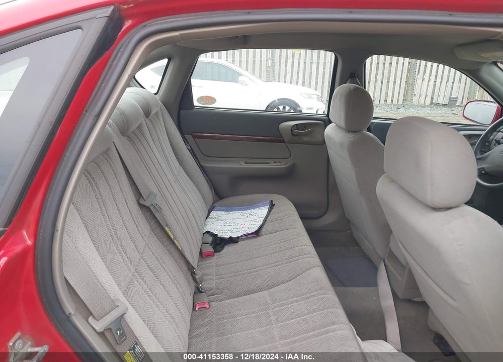 2004 CHEVROLET IMPALA VIN: 2G1WF52E849385536
