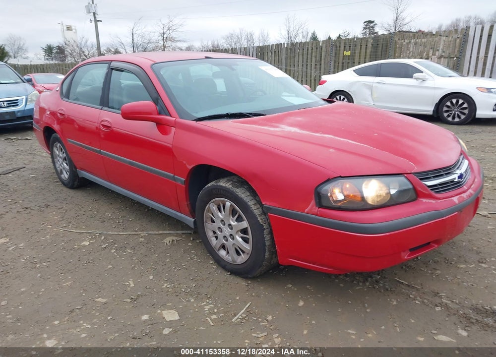 2004 CHEVROLET IMPALA VIN: 2G1WF52E849385536