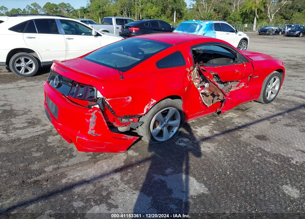 2013 FORD MUSTANG GT VIN: 1ZVBP8CF2D5252258