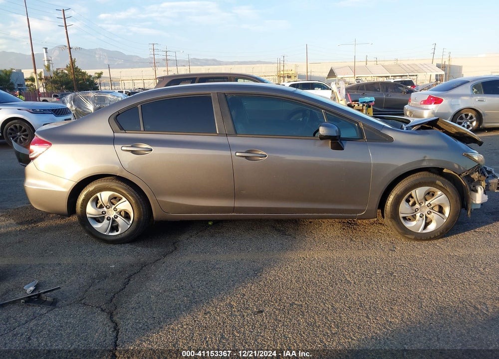 2013 HONDA CIVIC LX VIN: 19XFB2F54DE285060