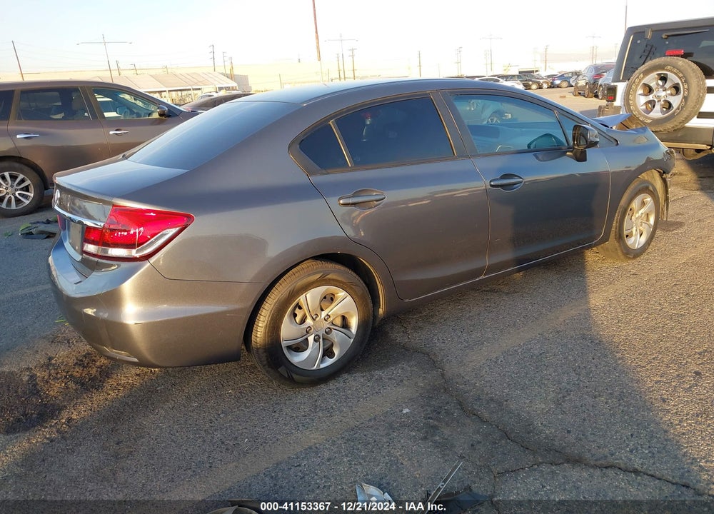 2013 HONDA CIVIC LX VIN: 19XFB2F54DE285060