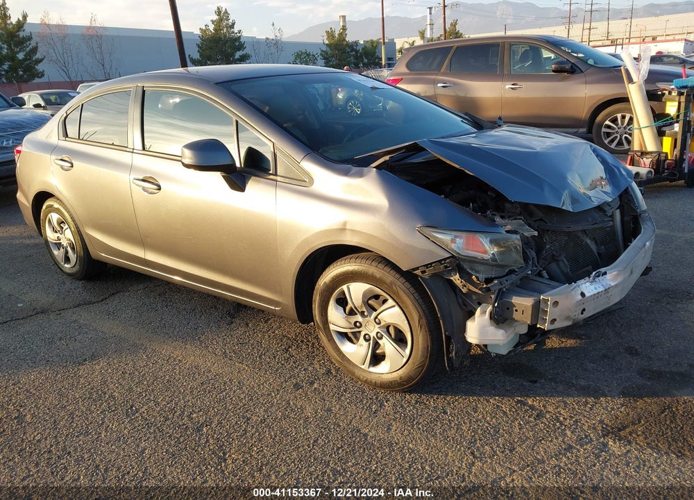 2013 HONDA CIVIC LX VIN: 19XFB2F54DE285060
