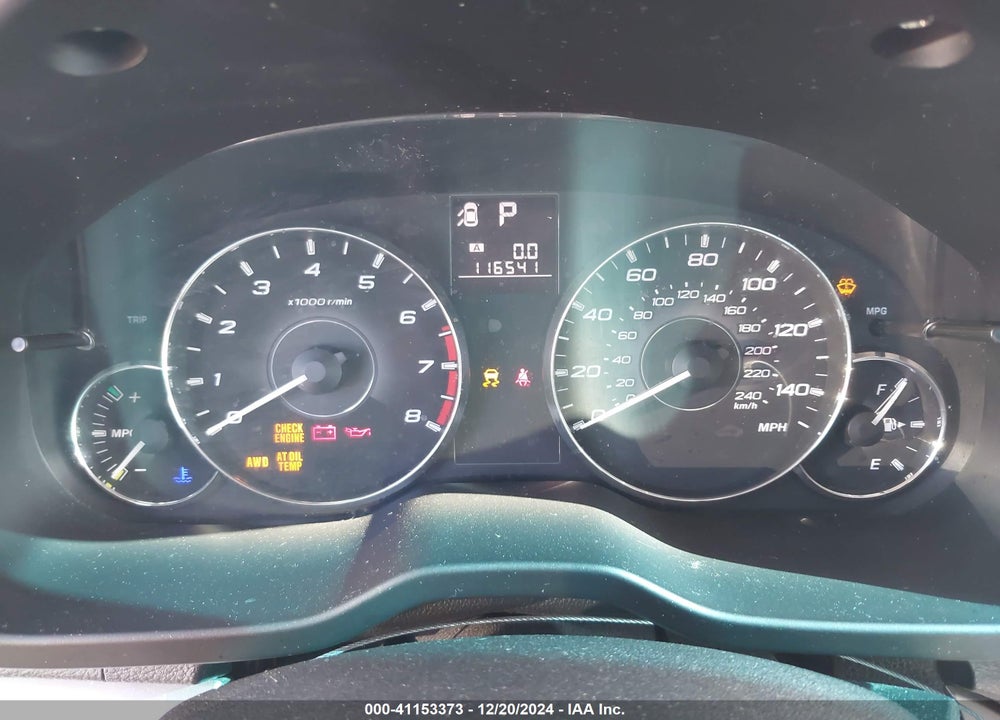 2012 SUBARU LEGACY VIN: 4S3BMCC65C3027597