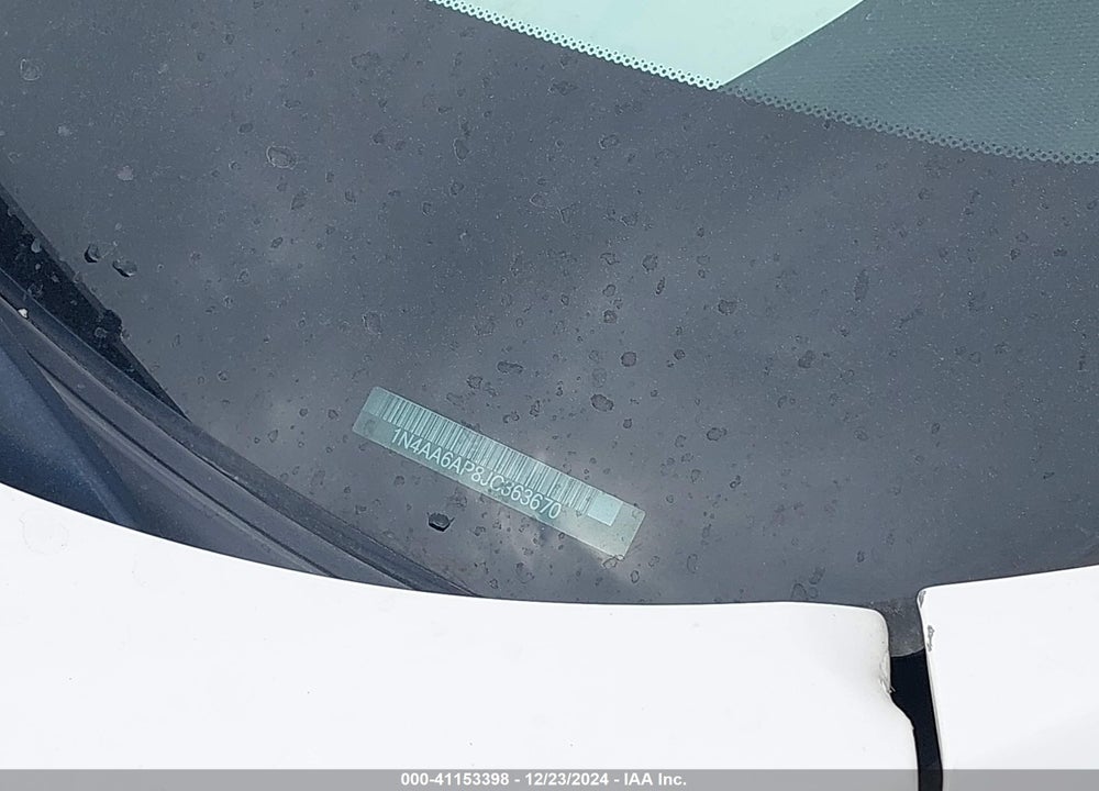 2018 NISSAN MAXIMA VIN: 1N4AA6AP8JC363670