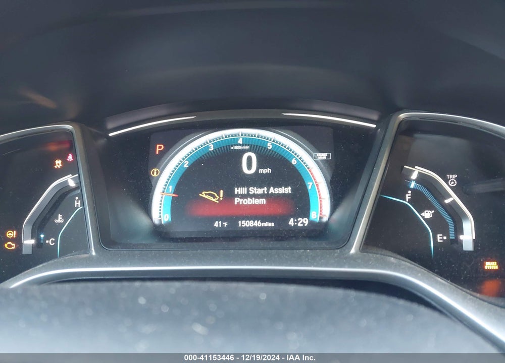 2016 HONDA CIVIC VIN: 19XFC1F75GE030883