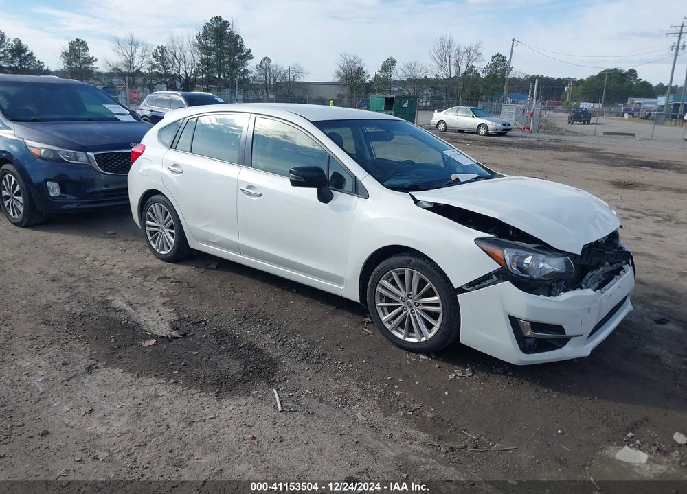 2015 SUBARU IMPREZA 2.0I LIMITED VIN: JF1GPAM63FH202216