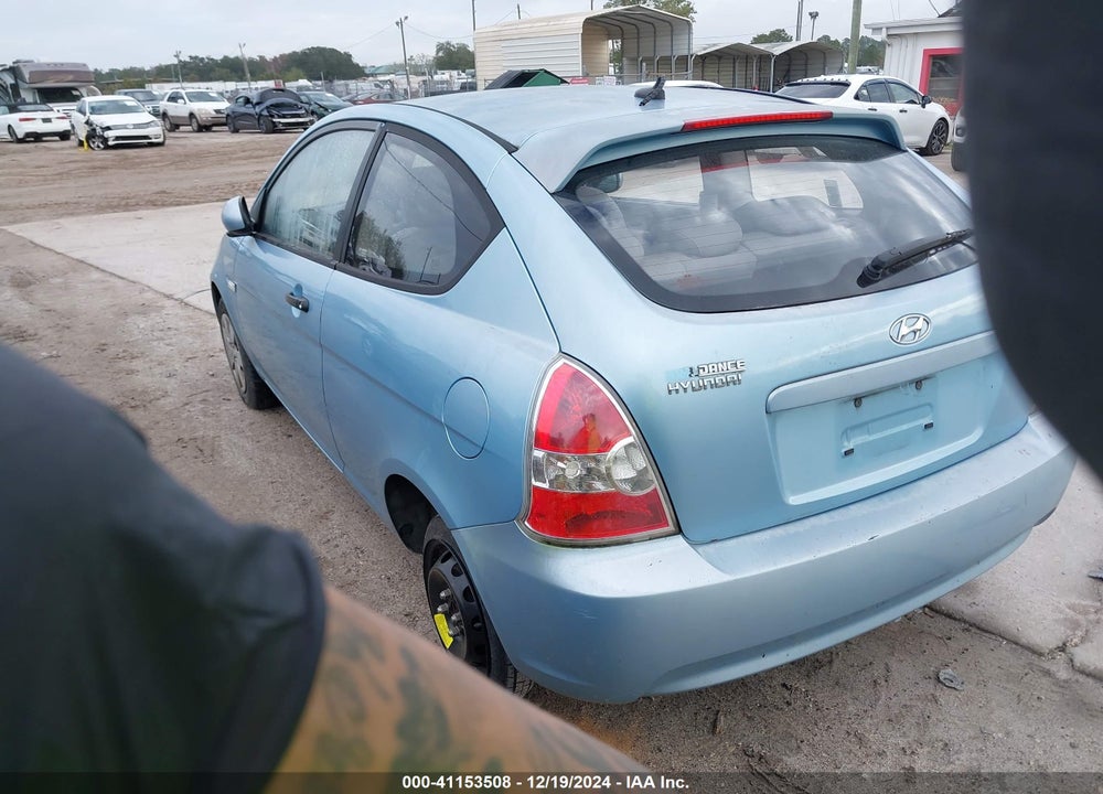 2010 HYUNDAI ACCENT GS VIN: KMHCM3AC8AU156501