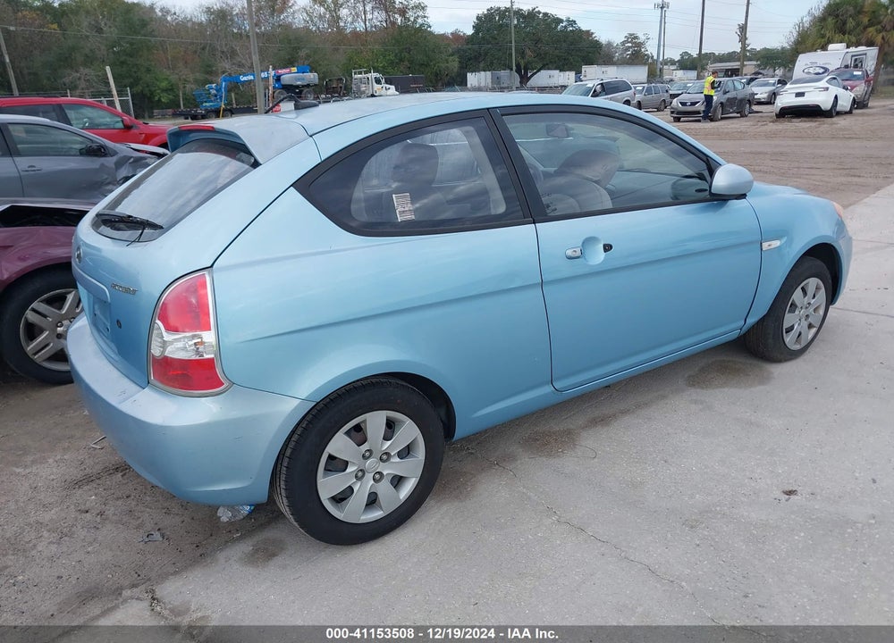 2010 HYUNDAI ACCENT GS VIN: KMHCM3AC8AU156501