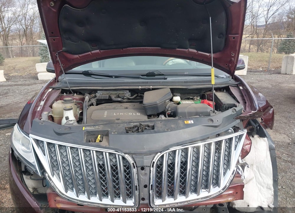 2012 LINCOLN MKX VIN: 2LMDJ6JKXCBL11455