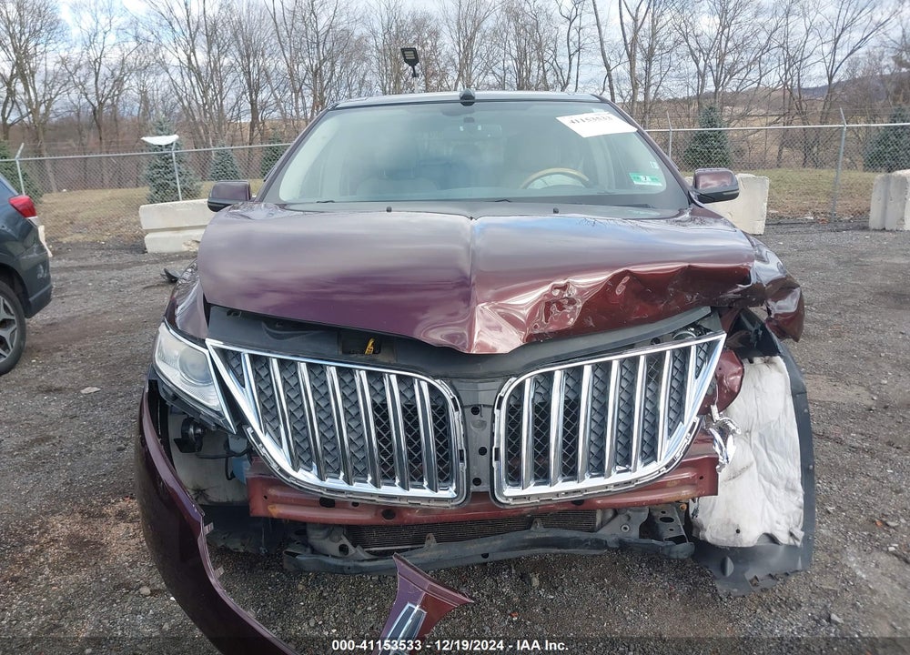 2012 LINCOLN MKX VIN: 2LMDJ6JKXCBL11455