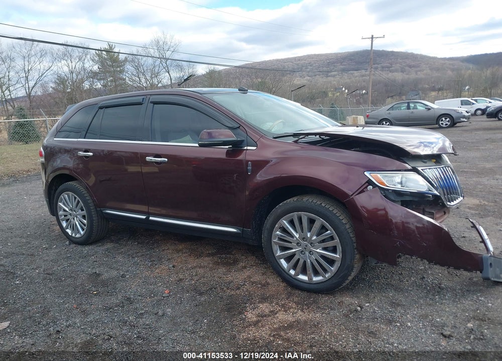 2012 LINCOLN MKX VIN: 2LMDJ6JKXCBL11455