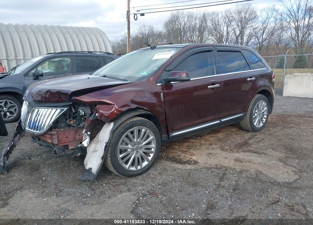 2012 LINCOLN MKX VIN: 2LMDJ6JKXCBL11455