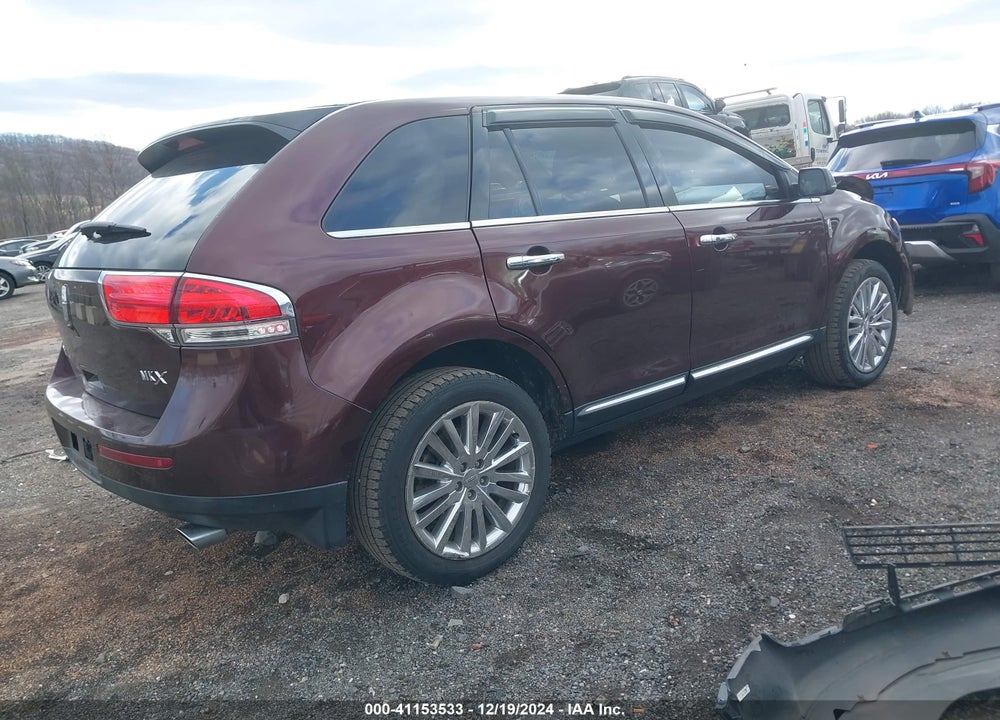 2012 LINCOLN MKX VIN: 2LMDJ6JKXCBL11455