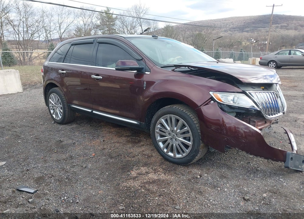 2012 LINCOLN MKX VIN: 2LMDJ6JKXCBL11455