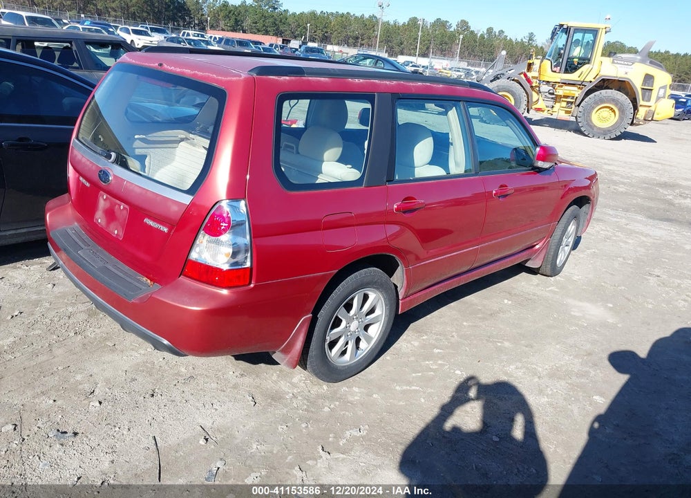 2007 SUBARU FORESTER 2.5X VIN: JF1SG65687H724573