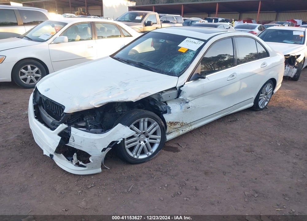 2008 MERCEDES-BENZ C VIN: WDDGF54X88R015876