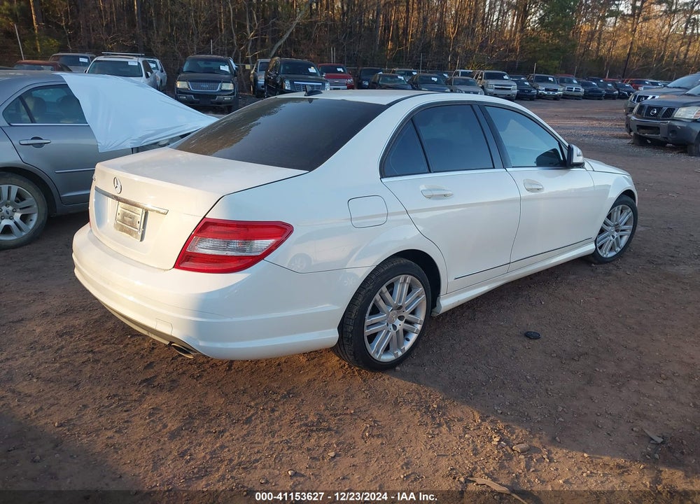 2008 MERCEDES-BENZ C VIN: WDDGF54X88R015876