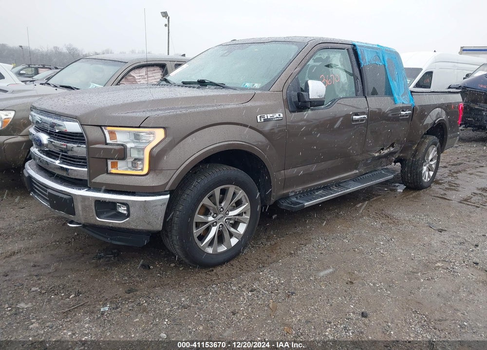 2016 FORD F-150 LARIAT VIN: 1FTEW1EF5GKF88094