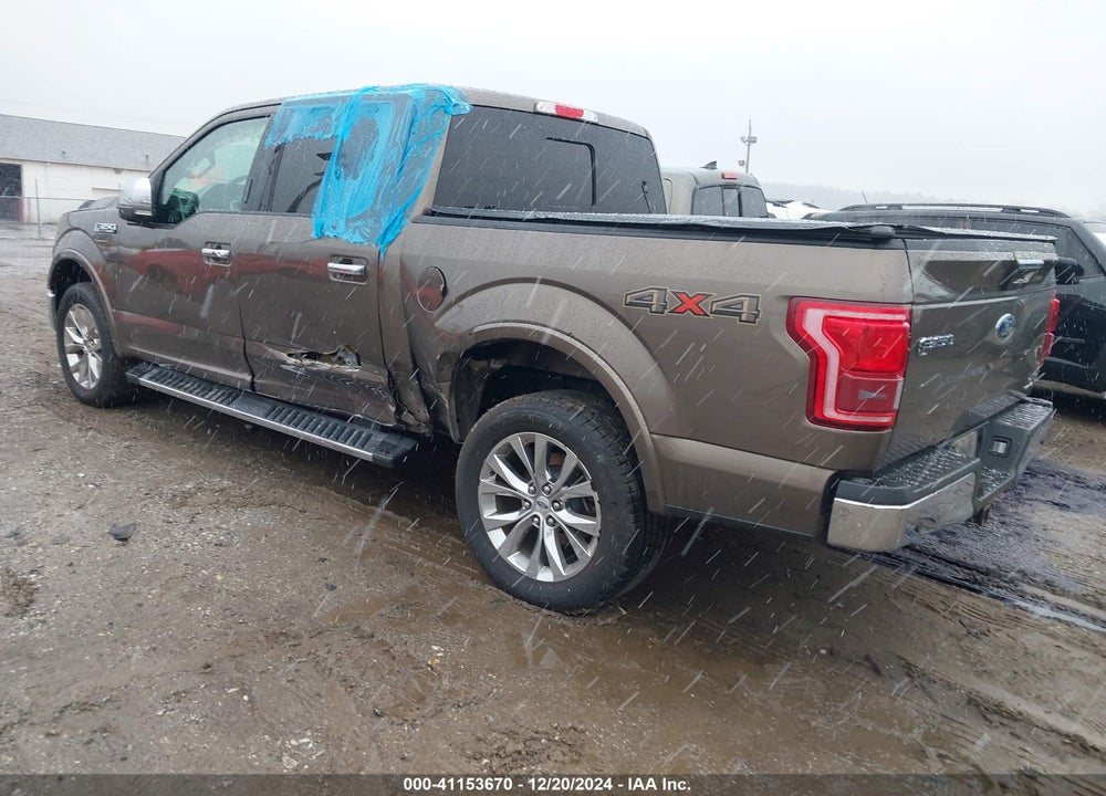 2016 FORD F-150 LARIAT VIN: 1FTEW1EF5GKF88094