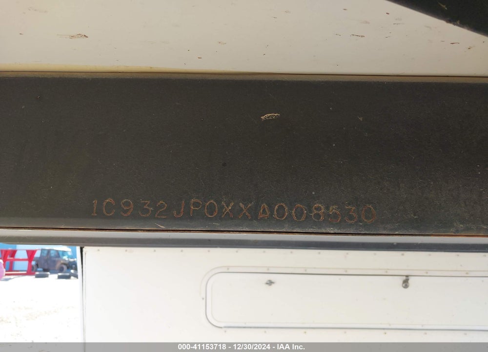 1999 HITCHHIKER 5TH WHEEL VIN: 1C932JP0XXA008530