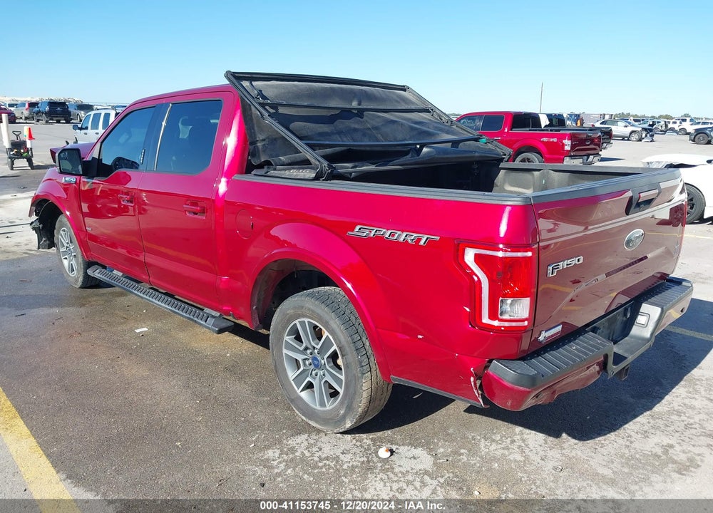 2016 FORD F-150 VIN: 1FTEW1CP1GKE01431