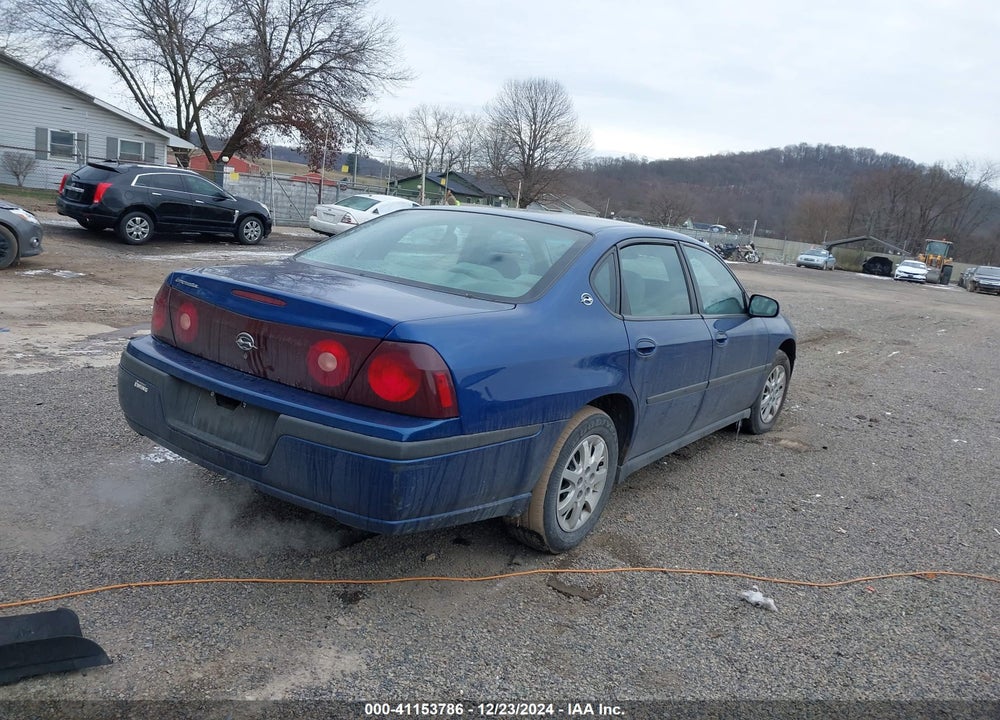 2004 CHEVROLET IMPALA VIN: 2G1WF52E349129370