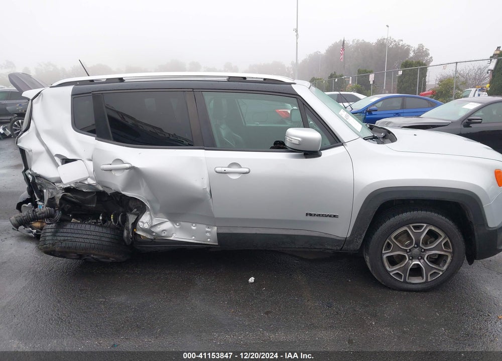 2015 JEEP RENEGADE LIMITED VIN: ZACCJBDT4FPB31736