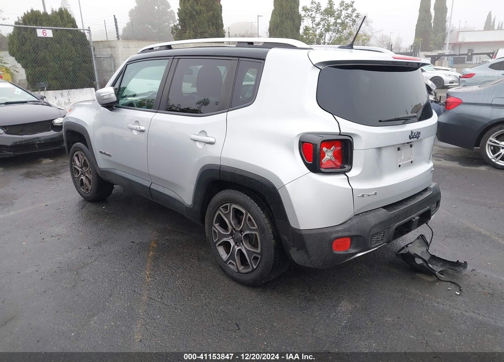 2015 JEEP RENEGADE LIMITED VIN: ZACCJBDT4FPB31736
