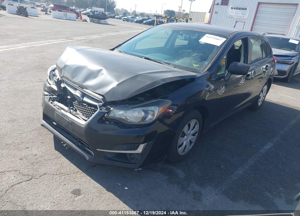 2015 SUBARU IMPREZA 2.0I VIN: JF1GPAA65F8230264