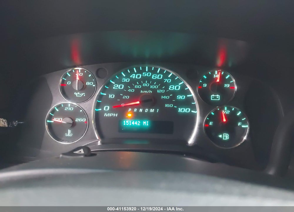 2012 CHEVROLET EXPRESS 2500 WORK VAN VIN: 1GCWGGCA9C1125872