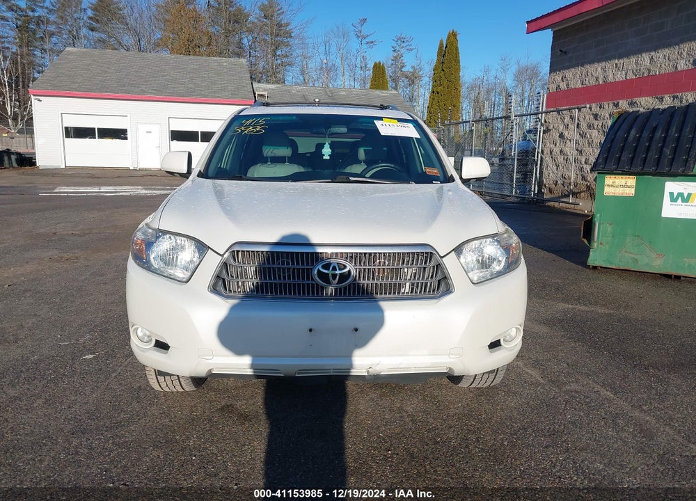 2008 TOYOTA HIGHLANDER HYBRID LIMITED VIN: JTEEW44A982000265
