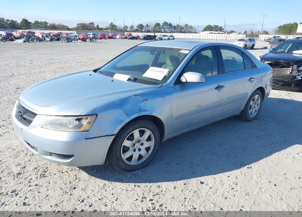 2007 HYUNDAI SONATA GLS VIN: 5NPET46C47H222205