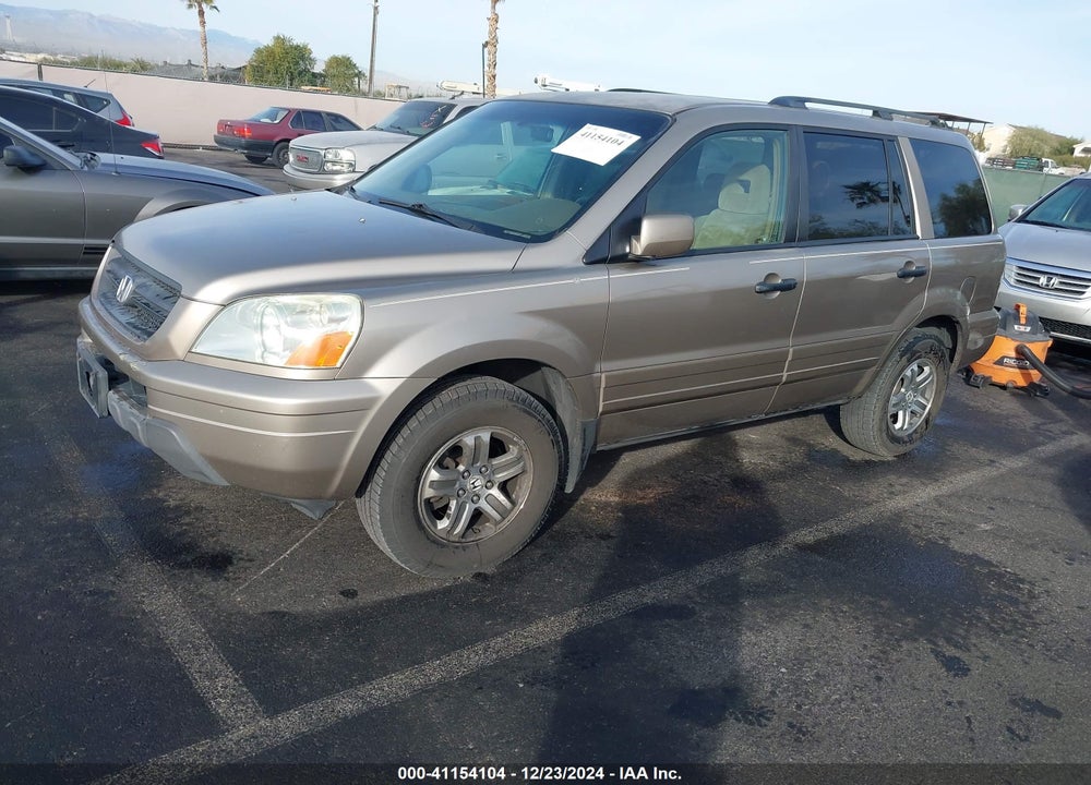 2004 HONDA PILOT EX VIN: 2HKYF184X4H535618