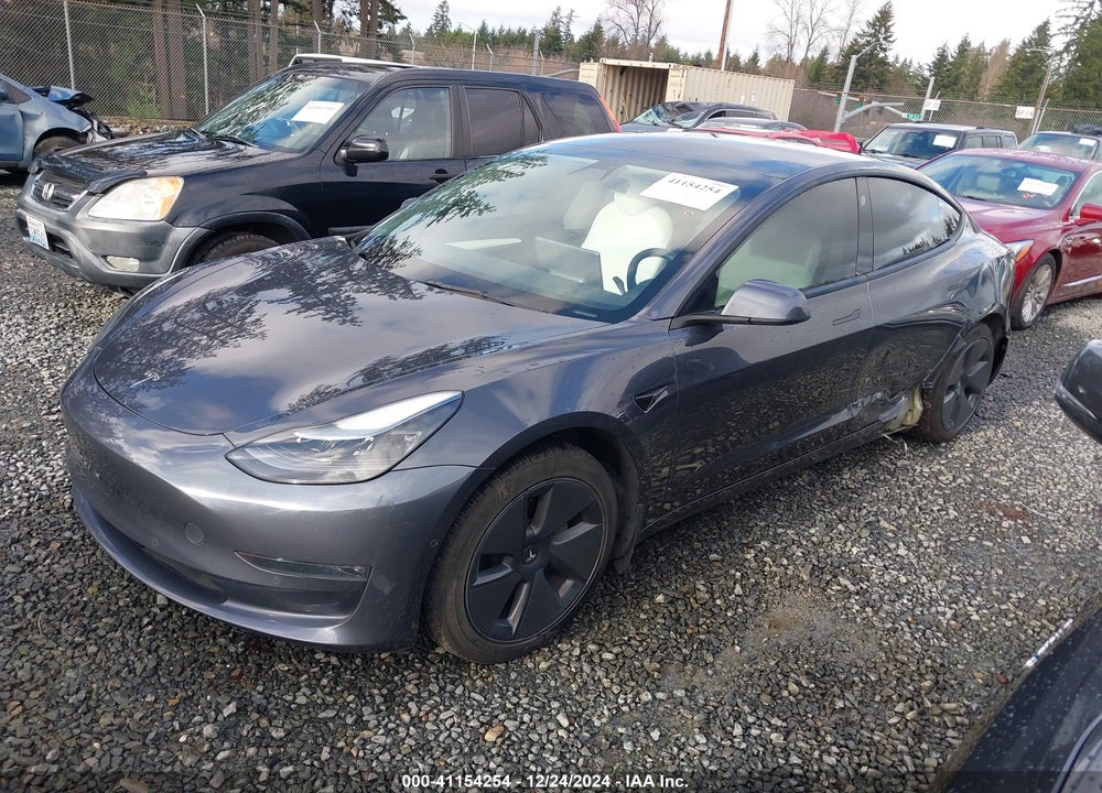 2022 TESLA MODEL 3 LONG RANGE DUAL MOTOR ALL-WHEEL DRIVE VIN: 5YJ3E1EBXNF138815